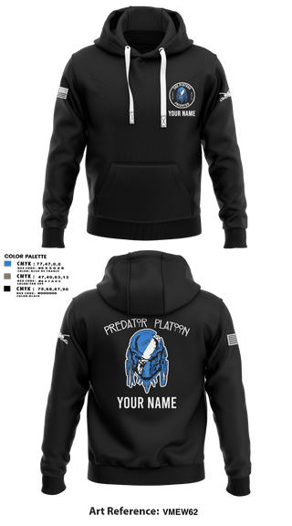 Hoodie, 3rd Platoon, Army, Teamtime, Team time, sublimation, custom sports apparel, team uniforms, spirit wear, spiritwear, sports uniforms, custom shirts, team store, custom team store, fundraiser sports, apparel fundraiser