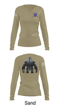 1/C/2-15FA 84348140 Women's Long Sleeve V-neck Shirt - 97