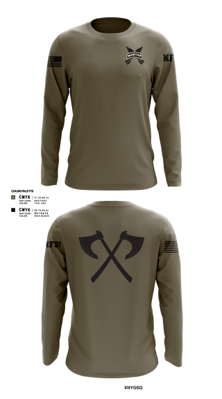 Long Sleeve Performance Shirt, Mortars, Army, Teamtime, Team time, sublimation, custom sports apparel, team uniforms, spirit wear, spiritwear, sports uniforms, custom shirts, team store, custom team store, fundraiser sports, apparel fundraiser