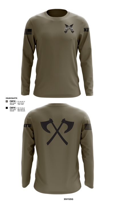 Mortars 32639888 Long Sleeve Performance Shirt - 6