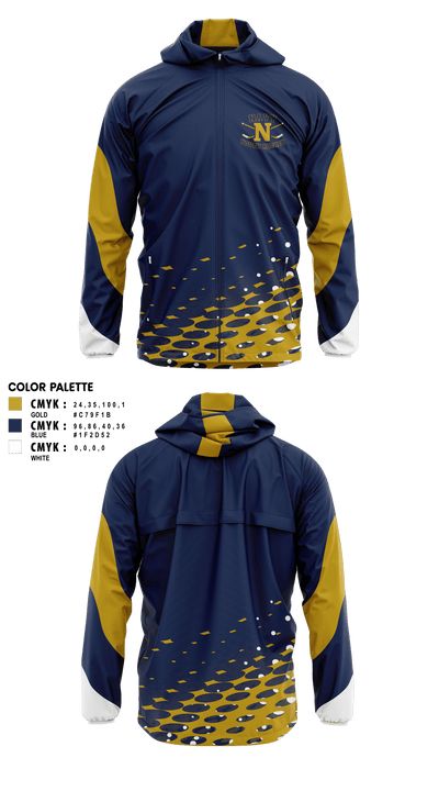 Navy Youth Hockey 90157811 Windbreaker - 1