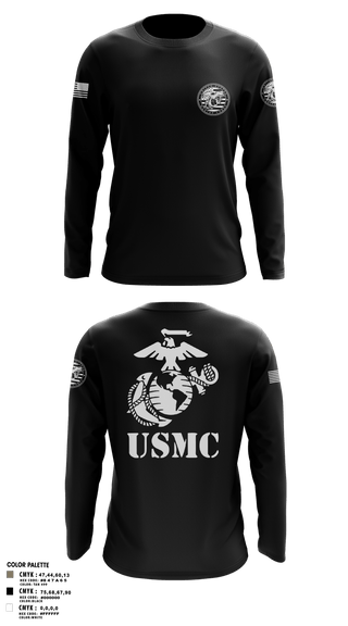Long Sleeve Performance Shirt, Marines, Marines, Teamtime, Team time, sublimation, custom sports apparel, team uniforms, spirit wear, spiritwear, sports uniforms, custom shirts, team store, custom team store, fundraiser sports, apparel fundraiser