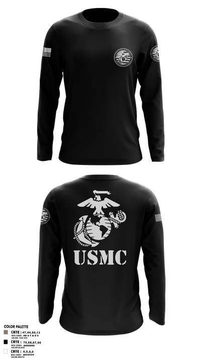 Marines 81974067 Long Sleeve Performance Shirt - 3