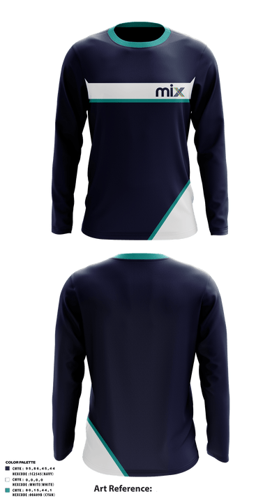 Mix Talent Pelotonia 57856065 Long Sleeve Performance Polo - 1