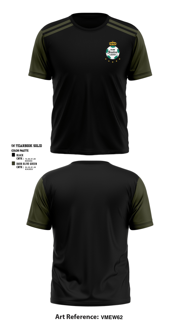 Short Sleeve Performance Shirt, Santos, Men's Soccer, Teamtime, Team time, sublimation, custom sports apparel, team uniforms, spirit wear, spiritwear, sports uniforms, custom shirts, team store, custom team store, fundraiser sports, apparel fundraiser