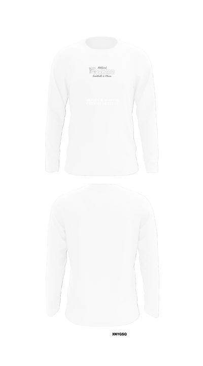 Milford Jr Spartans Football and Cheer 39759086 Long Sleeve Performance Shirt - 8