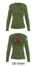 1223 57036873 Women's Long Sleeve V-neck Shirt - 57