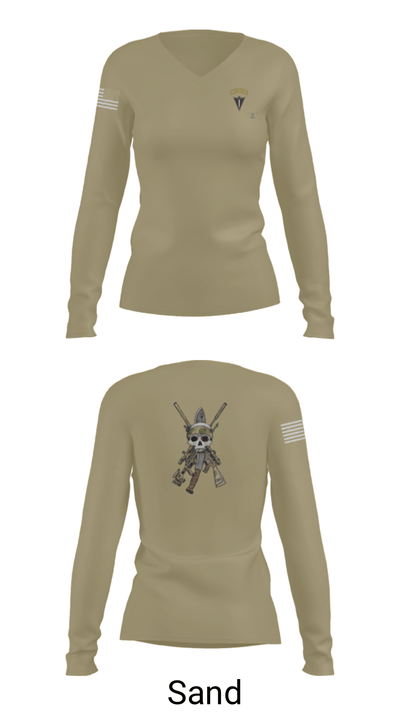 HHC 2/130 IN 37753099 Women's Long Sleeve V-neck Shirt - 92