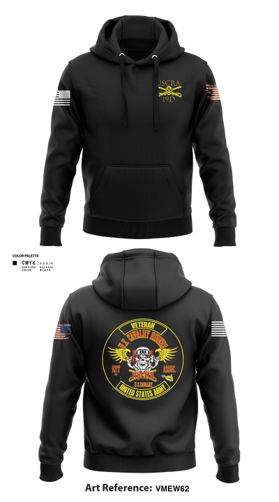 US Cavalry Riders 76444947 Hoodie - 1