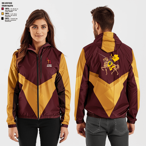 Windbreaker, Lutheran North High School Volleyball, Women's Volleyball, Teamtime, Team time, sublimation, custom sports apparel, team uniforms, spirit wear, spiritwear, sports uniforms, custom shirts, team store, custom team store, fundraiser sports, apparel fundraiser