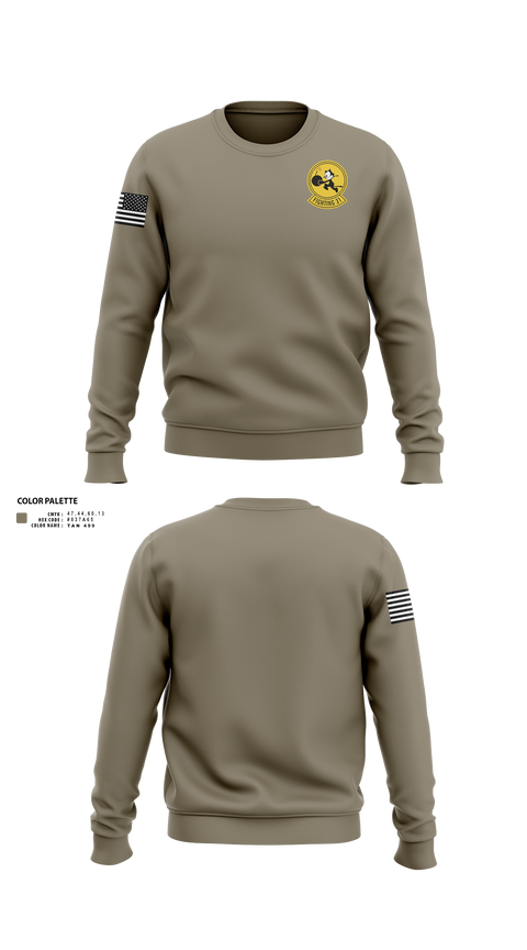 Crew Neck Sweatshirt, VFA-31 THE TOMCATTERS, Navy, Teamtime, Team time, sublimation, custom sports apparel, team uniforms, spirit wear, spiritwear, sports uniforms, custom shirts, team store, custom team store, fundraiser sports, apparel fundraiser