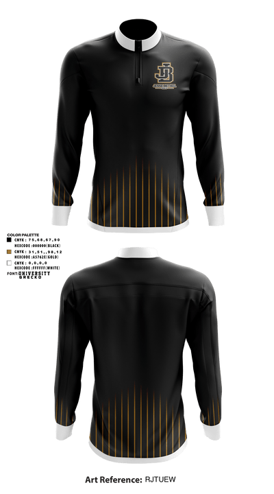Jesse Bethel High School Golf 82860382 Quarter Zip Jacket - 2