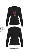 MDW 95441166 Women's Long Sleeve V-neck Shirt - 22