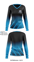 IKE 76640349 Women's Long Sleeve V-neck Shirt - 1