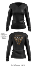 A Co.2-10 AHB 24005115 Women's Long Sleeve V-neck Shirt - 99