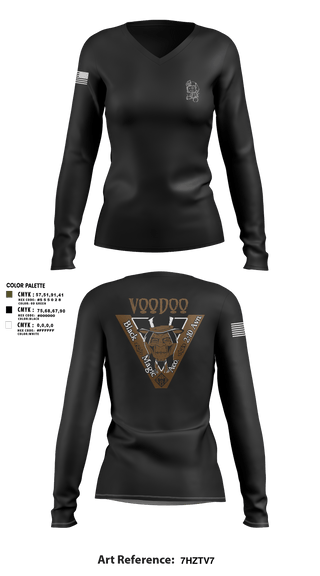 Women's Long Sleeve Vneck Shirt, A Co.2-10 AHB, , Teamtime, Team time, sublimation, custom sports apparel, team uniforms, spirit wear, spiritwear, sports uniforms, custom shirts, team store, custom team store, fundraiser sports, apparel fundraiser