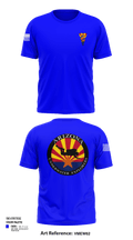 Arizona Underwater Explorers 16457471 Short Sleeve Performance Shirt - 42