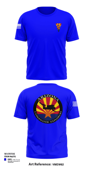 Short Sleeve Performance Shirt, Arizona Underwater Explorers, Police, Teamtime, Team time, sublimation, custom sports apparel, team uniforms, spirit wear, spiritwear, sports uniforms, custom shirts, team store, custom team store, fundraiser sports, apparel fundraiser
