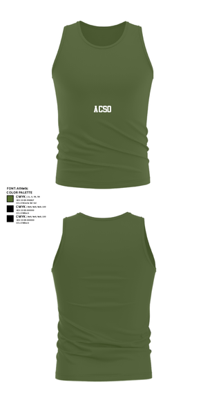 Tank Top, ACSO, Police, Teamtime, Team time, sublimation, custom sports apparel, team uniforms, spirit wear, spiritwear, sports uniforms, custom shirts, team store, custom team store, fundraiser sports, apparel fundraiser