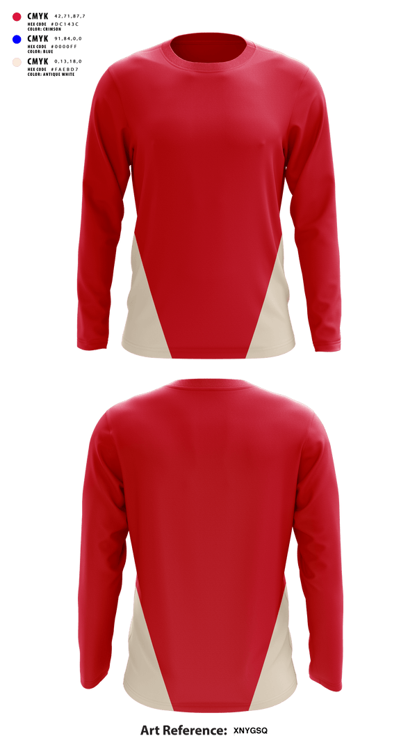 Long Sleeve Performance Shirt, Clinton Cardinals, Track & Field, Teamtime, Team time, sublimation, custom sports apparel, team uniforms, spirit wear, spiritwear, sports uniforms, custom shirts, team store, custom team store, fundraiser sports, apparel fundraiser