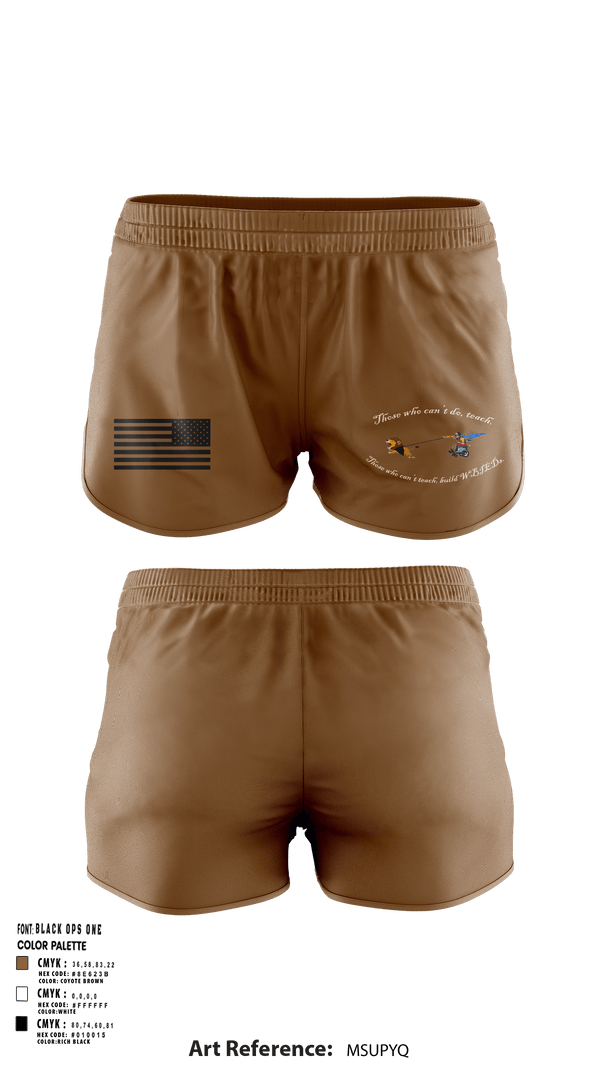 Ranger Panties, AOB-S, Army, Teamtime, Team time, sublimation, custom sports apparel, team uniforms, spirit wear, spiritwear, sports uniforms, custom shirts, team store, custom team store, fundraiser sports, apparel fundraiser