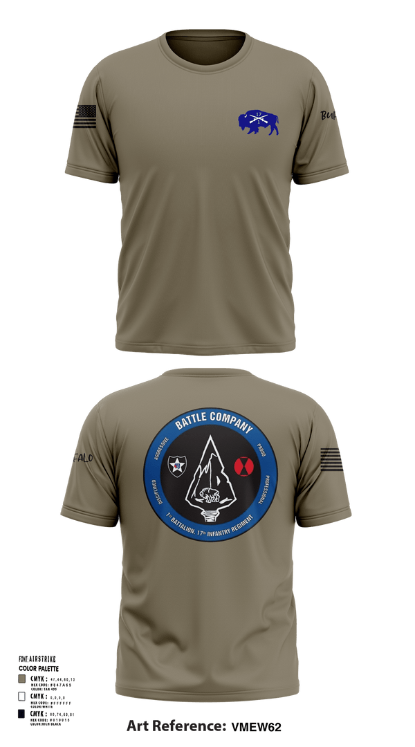 Short Sleeve Performance Shirt, Battle company 1-17IN, Army, Teamtime, Team time, sublimation, custom sports apparel, team uniforms, spirit wear, spiritwear, sports uniforms, custom shirts, team store, custom team store, fundraiser sports, apparel fundraiser