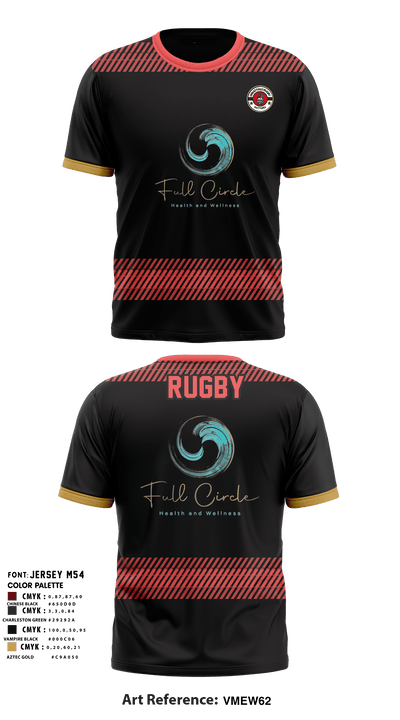 Rattlers rugby 88318311 Short Sleeve Performance Shirt - 8