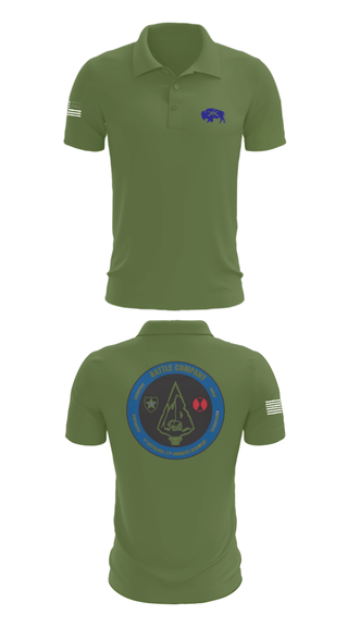 Short Sleeve Performance Polo, Battle company 1-17IN, Army, Teamtime, Team time, sublimation, custom sports apparel, team uniforms, spirit wear, spiritwear, sports uniforms, custom shirts, team store, custom team store, fundraiser sports, apparel fundraiser