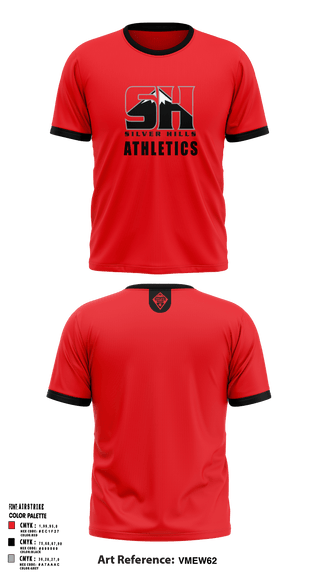 Old School Cotton Feel Shirt, Silver Hills MS, , Teamtime, Team time, sublimation, custom sports apparel, team uniforms, spirit wear, spiritwear, sports uniforms, custom shirts, team store, custom team store, fundraiser sports, apparel fundraiser