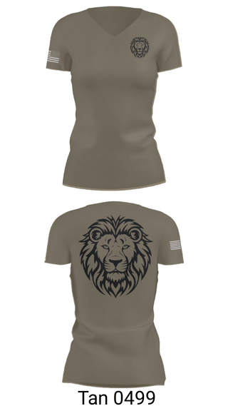 Women's Short Sleeve Vneck Shirt, 382 SRT, Army, Teamtime, Team time, sublimation, custom sports apparel, team uniforms, spirit wear, spiritwear, sports uniforms, custom shirts, team store, custom team store, fundraiser sports, apparel fundraiser