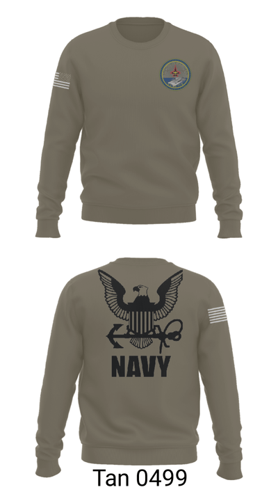 Cvn 77 IM-5 93310864 Crew Neck Sweatshirt - 62