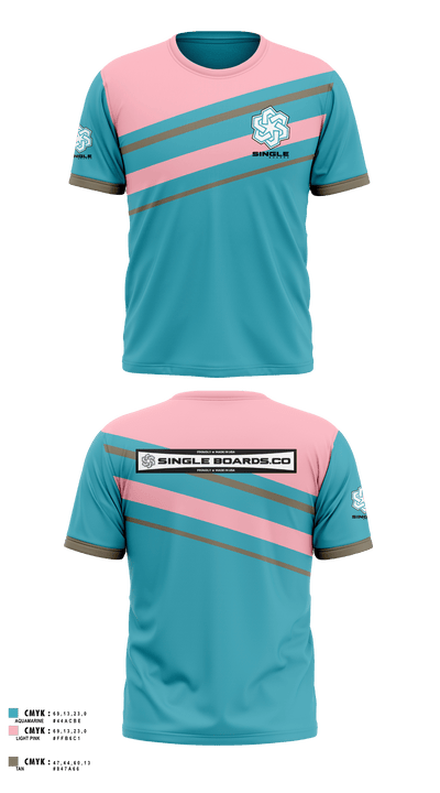 Single Boards.co 15262611 Short Sleeve Performance Shirt - 1