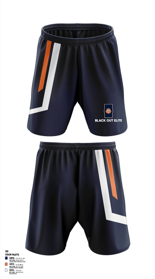 Athletic Shorts With Pockets, Black out elite, Men's Basketball, Teamtime, Team time, sublimation, custom sports apparel, team uniforms, spirit wear, spiritwear, sports uniforms, custom shirts, team store, custom team store, fundraiser sports, apparel fundraiser