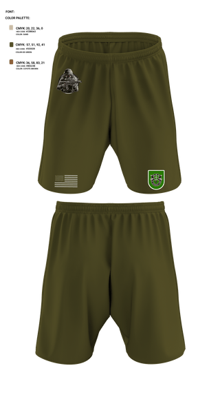 Athletic Shorts With Pockets, 10 SFG, Army, Teamtime, Team time, sublimation, custom sports apparel, team uniforms, spirit wear, spiritwear, sports uniforms, custom shirts, team store, custom team store, fundraiser sports, apparel fundraiser