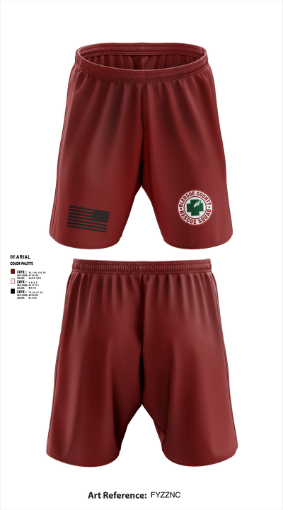 Bledsoe County Rescue Squad 83913637 Athletic Shorts With Pockets - 2