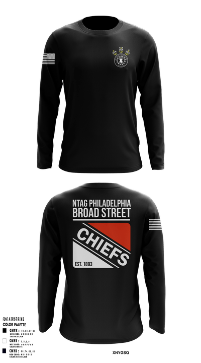 NTAG Philadelphia 62235370 Long Sleeve Performance Shirt - 1