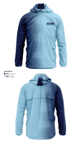Windbreaker, Onslow, Baseball, Teamtime, Team time, sublimation, custom sports apparel, team uniforms, spirit wear, spiritwear, sports uniforms, custom shirts, team store, custom team store, fundraiser sports, apparel fundraiser