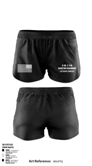 Ranger Panties, C Co. 2-210 Aviation Regiment (Structures), , Teamtime, Team time, sublimation, custom sports apparel, team uniforms, spirit wear, spiritwear, sports uniforms, custom shirts, team store, custom team store, fundraiser sports, apparel fundraiser