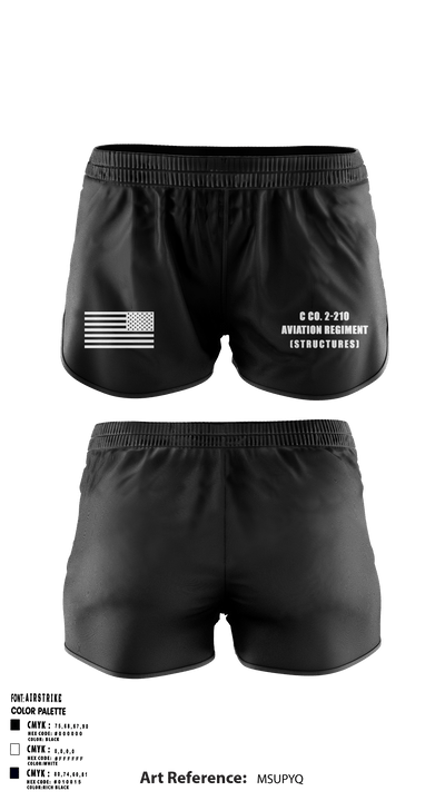 C Co. 2-210 Aviation Regiment (Structures) 22020258 Ranger Panties - 1
