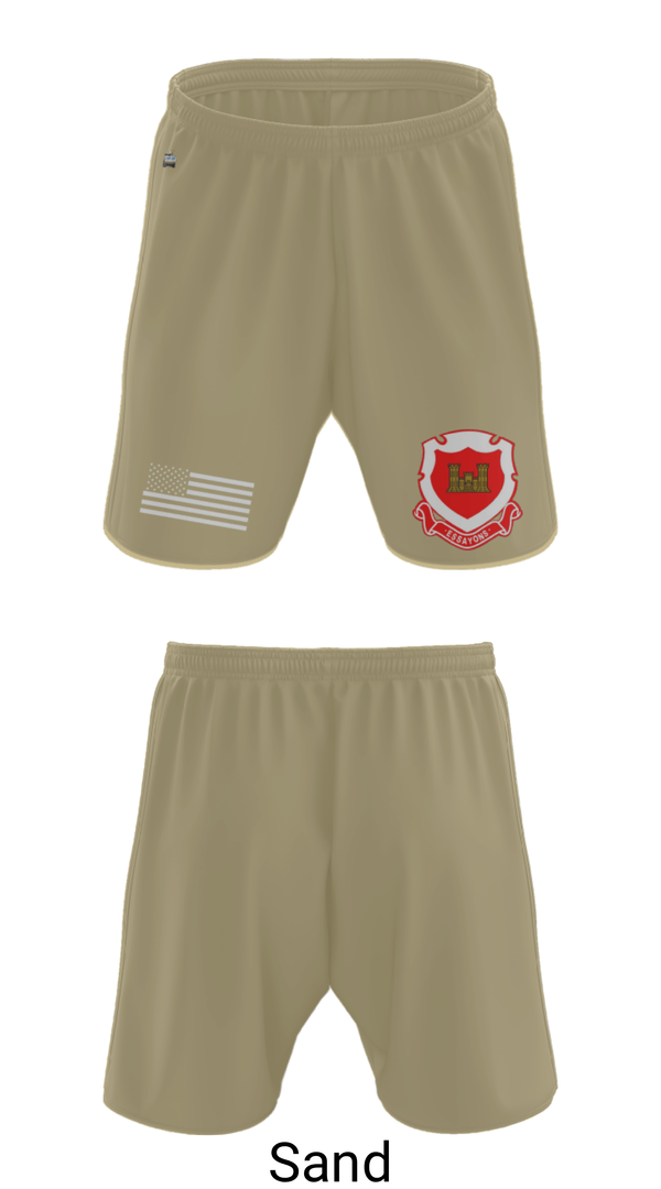 Athletic Shorts With Pockets, 185th Engineer Support Company, , Teamtime, Team time, sublimation, custom sports apparel, team uniforms, spirit wear, spiritwear, sports uniforms, custom shirts, team store, custom team store, fundraiser sports, apparel fundraiser