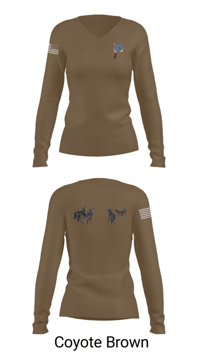 CNSG WEST PAC 72137454 Women's Long Sleeve V-neck Shirt - 16