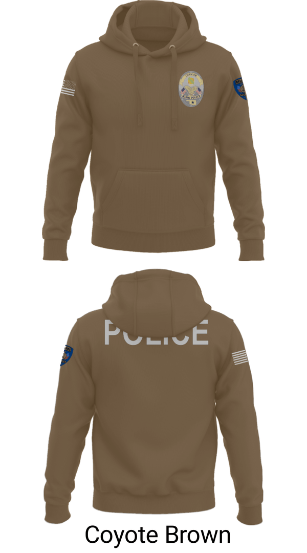 Hoodie, Miami Police Department, Police, Teamtime, Team time, sublimation, custom sports apparel, team uniforms, spirit wear, spiritwear, sports uniforms, custom shirts, team store, custom team store, fundraiser sports, apparel fundraiser