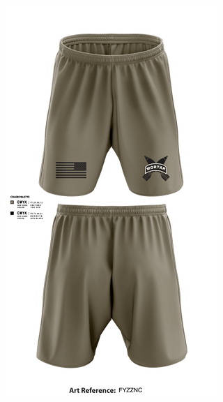 Athletic Shorts With Pockets, Mortars, Army, Teamtime, Team time, sublimation, custom sports apparel, team uniforms, spirit wear, spiritwear, sports uniforms, custom shirts, team store, custom team store, fundraiser sports, apparel fundraiser