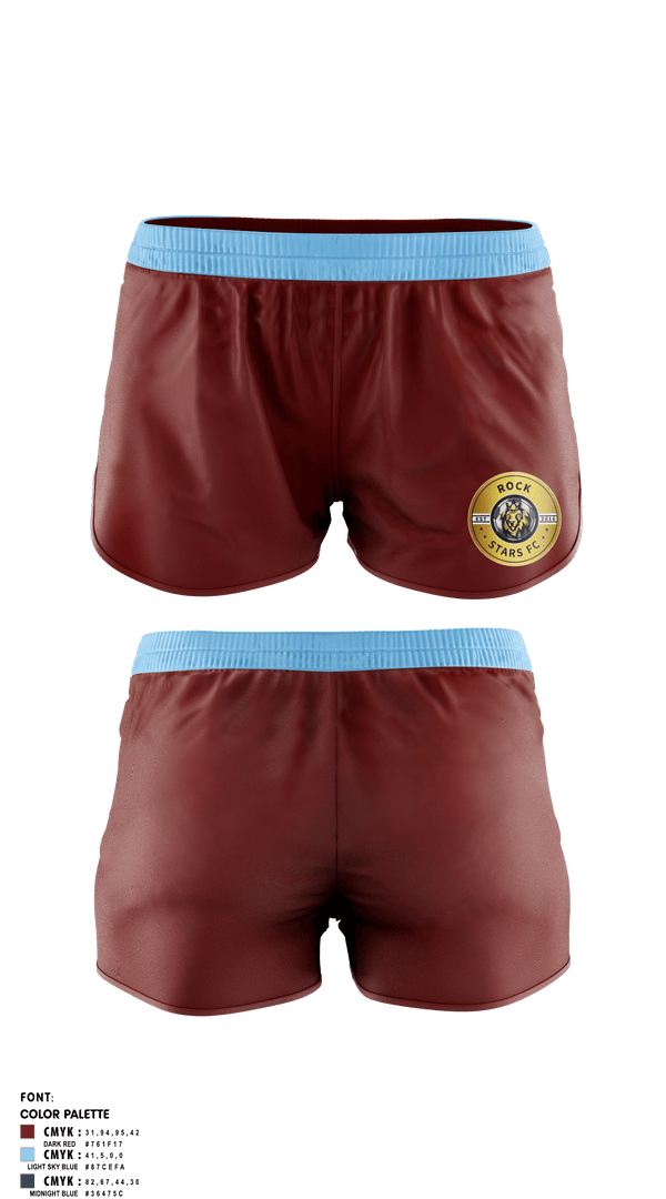 Womens Soccer Shorts, Rock Star, Men's Soccer, Teamtime, Team time, sublimation, custom sports apparel, team uniforms, spirit wear, spiritwear, sports uniforms, custom shirts, team store, custom team store, fundraiser sports, apparel fundraiser