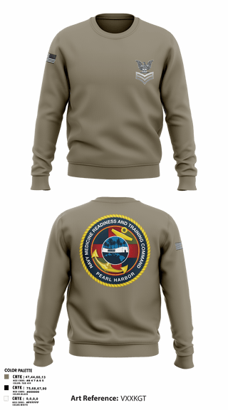 Crew Neck Sweatshirt, NMRTC-PH FCPOA, Navy, Teamtime, Team time, sublimation, custom sports apparel, team uniforms, spirit wear, spiritwear, sports uniforms, custom shirts, team store, custom team store, fundraiser sports, apparel fundraiser