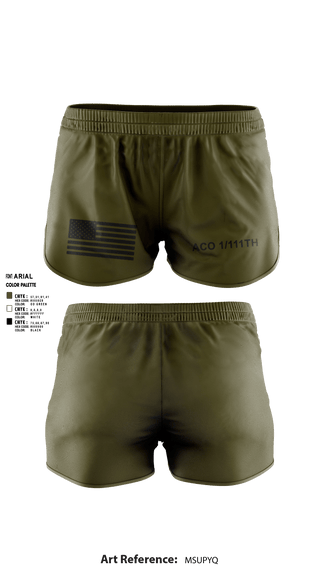 Ranger Panties, Aco 1/111th, , Teamtime, Team time, sublimation, custom sports apparel, team uniforms, spirit wear, spiritwear, sports uniforms, custom shirts, team store, custom team store, fundraiser sports, apparel fundraiser