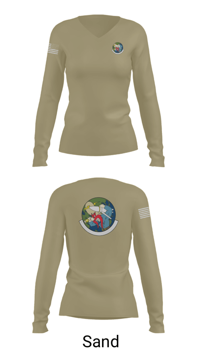 20th Intelligence Squadron 92115320 Women's Long Sleeve V-neck Shirt - 97