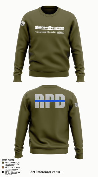 Crew Neck Sweatshirt, Roanoke SWAT, Police, Teamtime, Team time, sublimation, custom sports apparel, team uniforms, spirit wear, spiritwear, sports uniforms, custom shirts, team store, custom team store, fundraiser sports, apparel fundraiser