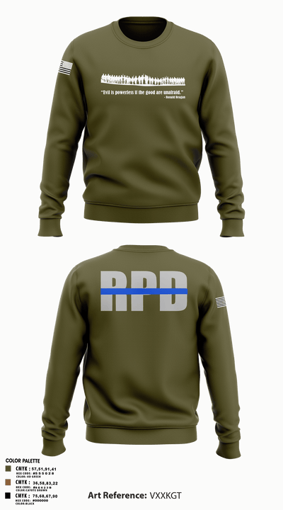 Roanoke SWAT 18217649 Crew Neck Sweatshirt - 1