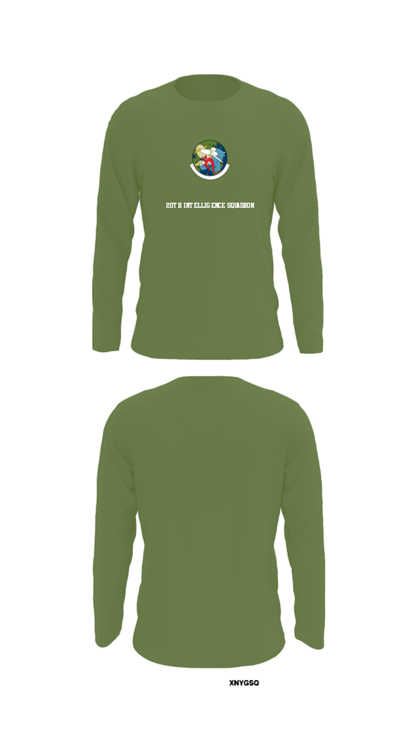 Long Sleeve Performance Shirt, 20th Intelligence Squadron, Air Force, Teamtime, Team time, sublimation, custom sports apparel, team uniforms, spirit wear, spiritwear, sports uniforms, custom shirts, team store, custom team store, fundraiser sports, apparel fundraiser